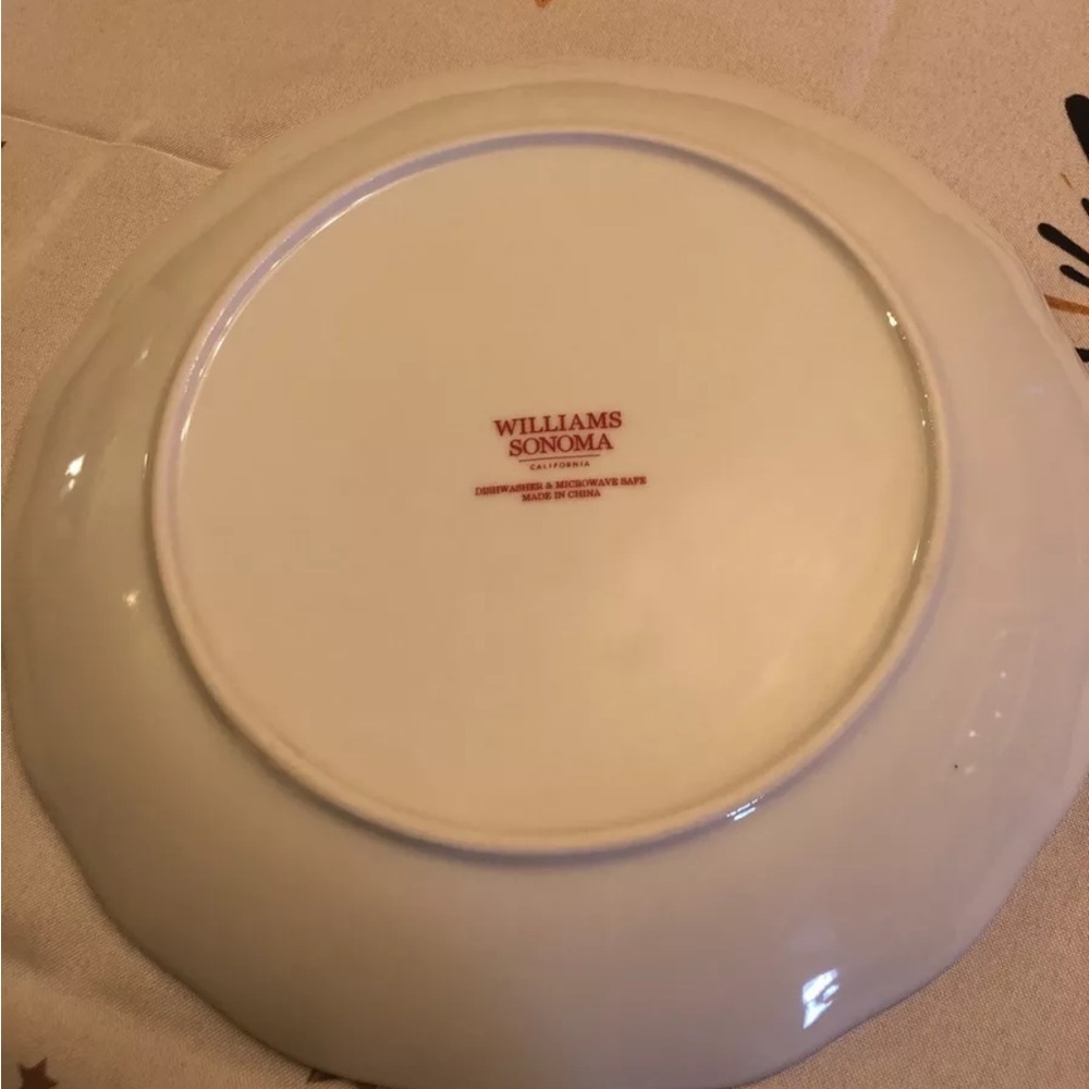 Williams Sonoma Twas The Night Before Christmas Dinner Plate -Santa w/Sleigh! - Picture 2 of 3